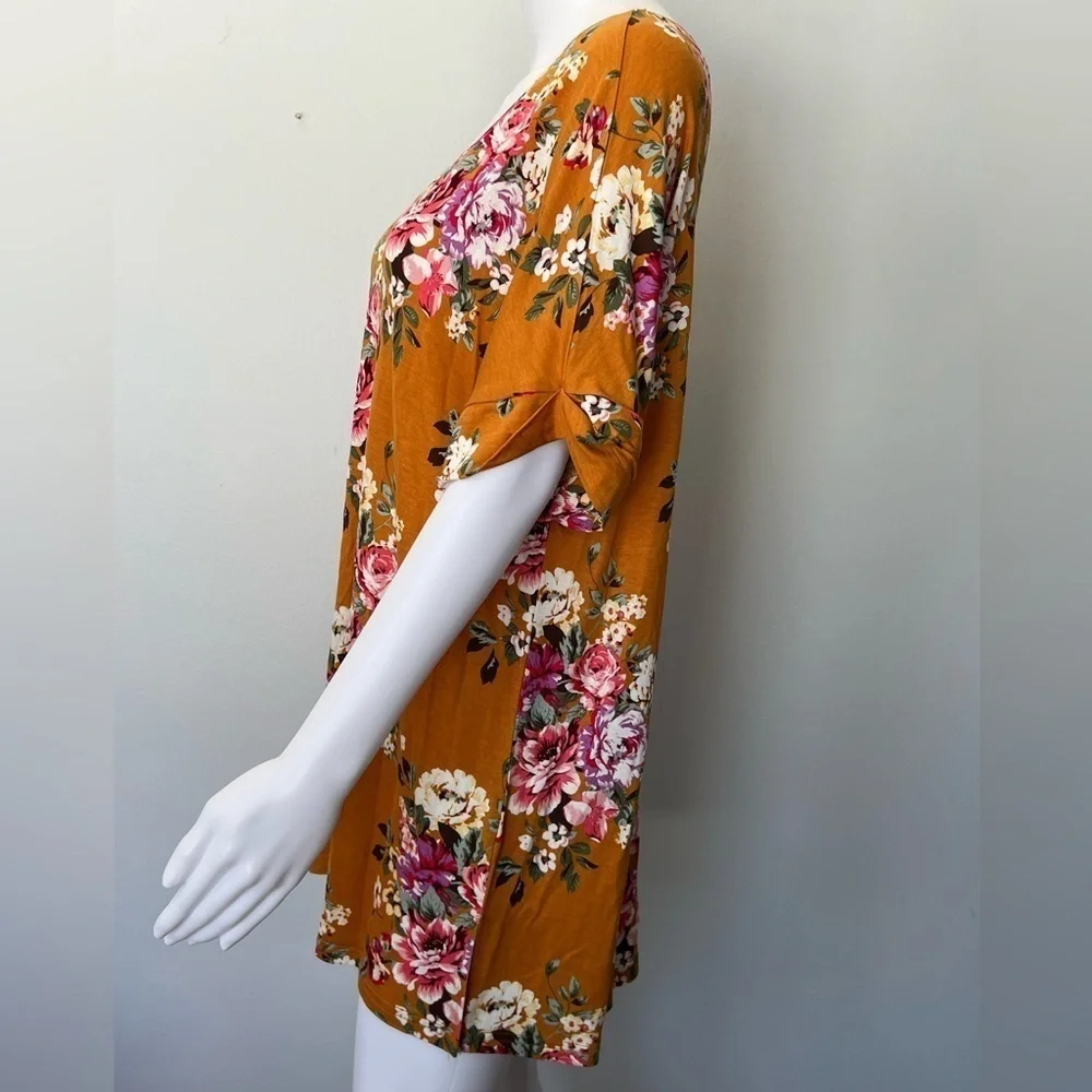 Niloufo - Womens Floral Print Top Sz XL - Picture 5 of 8